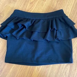 Forever21 peplum micro mini skirt in size M.  Ponte knit.